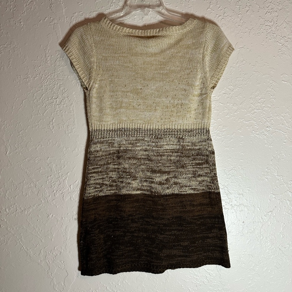 LEI Sweater Brown and Tan Size XL